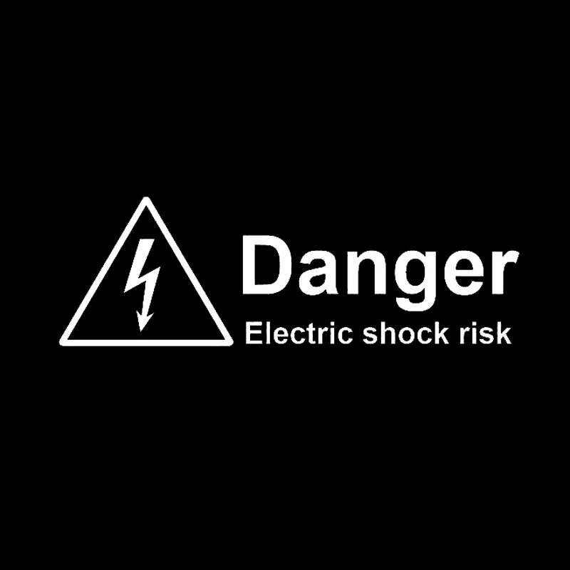 Car Sticker Logo Personality Warning Danger Electrocution Risk PVC Black/silver Decorative Graphics 18.6cm * 5.9cm
Car Sticker Logo Personality Warning Danger Electrocution Risk PVC Black/silver Decorative Graphics 18.6cm * 5.9cm