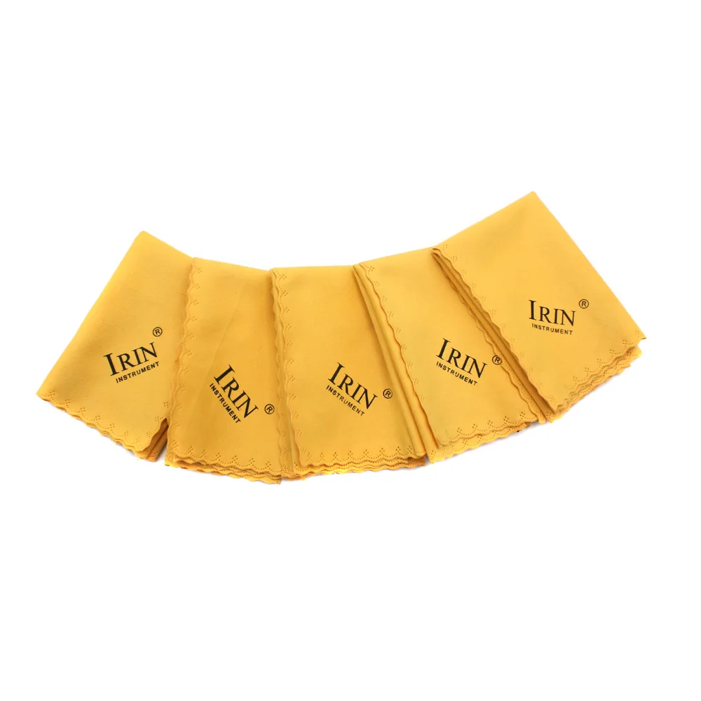 Description Picture 6 of item5pcs Microfiber Cleaning Polishing Polish Cloth for Musical Instrument Guitar Violin Piano Clarinet Trumpet Sax Universal