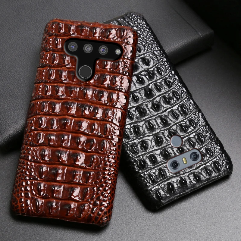 Чехол-накладка для LG V50 V40 V30 V20 V10 G3 G4 G5 G6 G7 G8 G8s G8X Q6 Q7 Q8 ThinQ K40 из натуральной кожи |