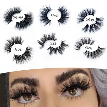 25mm 3D Real Mink Lashes G-Series XG-Series Wholesale Bulk Dramatic Thick Fluffy Long Eyelashes
25mm 3D Real Mink Lashes G-Series XG-Series Wholesale Bulk Dramatic Thick Fluffy Long Eyelashes
