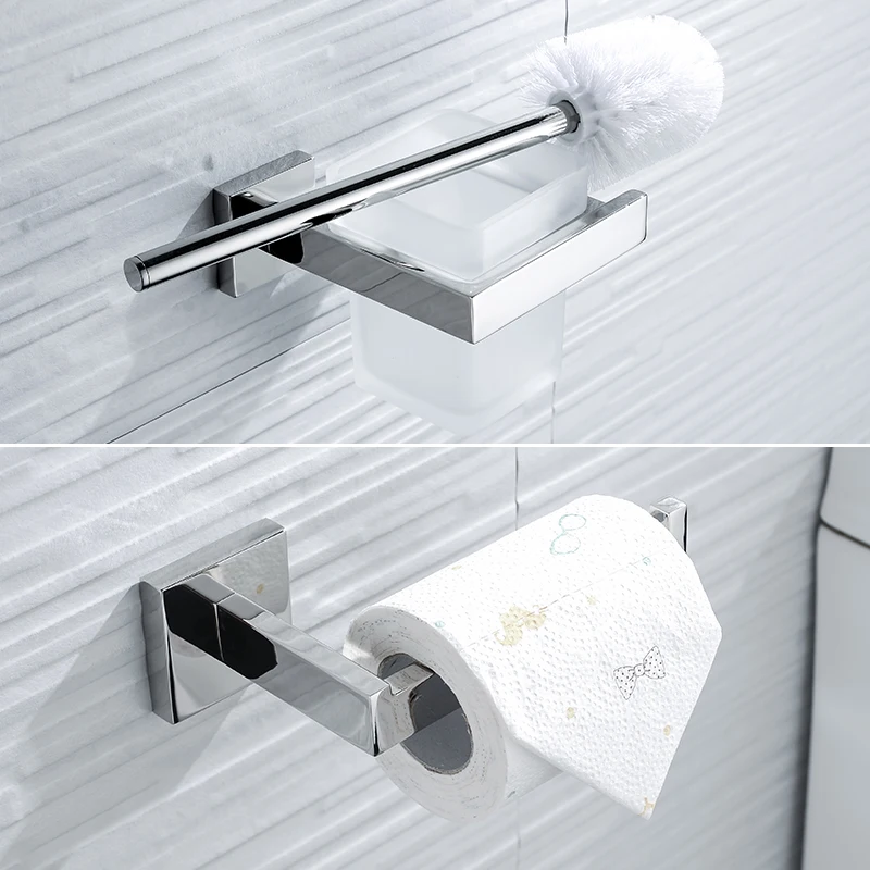 Toilet Wall Mount Toilet Paper Holder Stainless Steel Chrome Bathroom Roll Paper Rack Toilet Brush Accessories Holders
Toilet Wall Mount Toilet Paper Holder Stainless Steel Chrome Bathroom Roll Paper Rack Toilet Brush Accessories Holders
