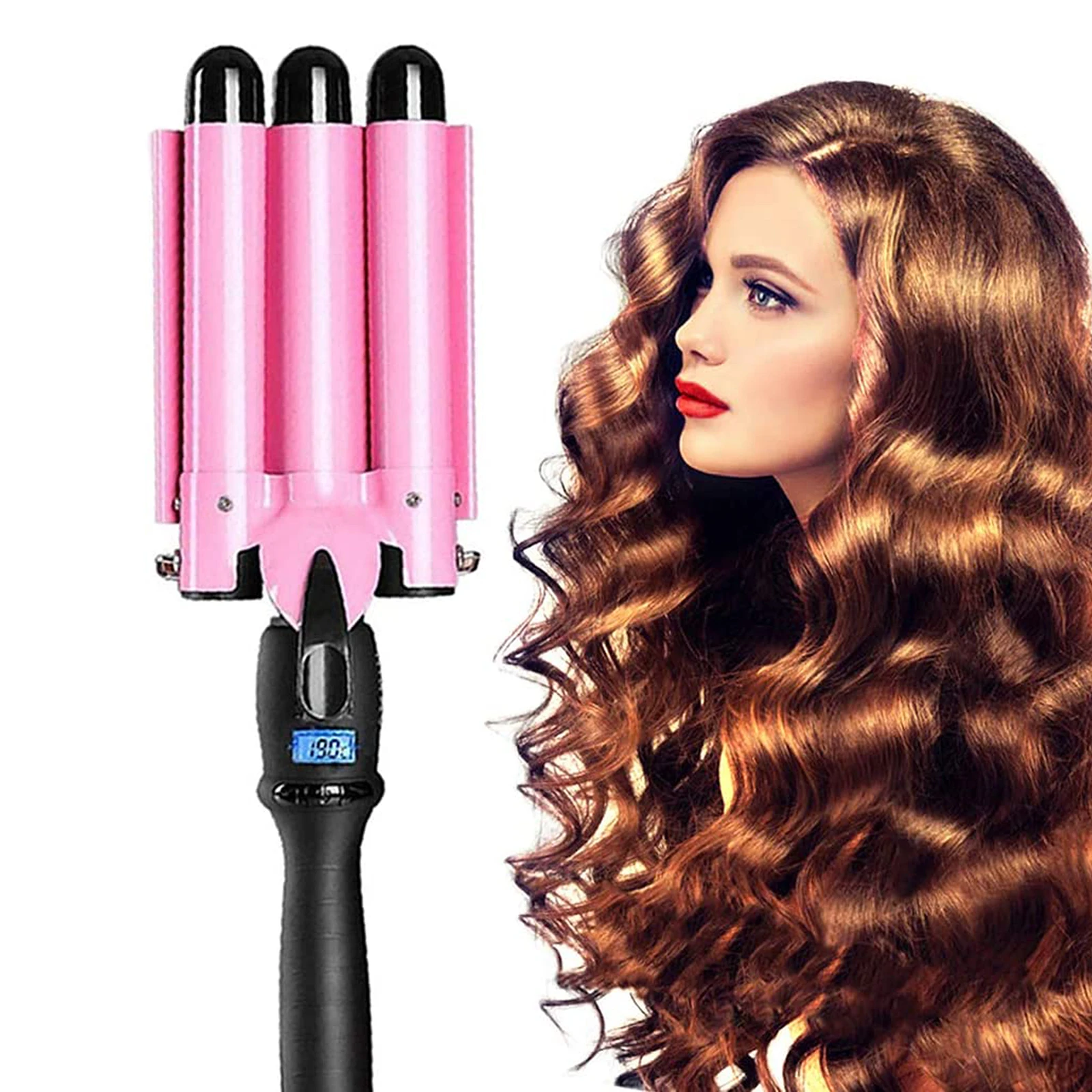 3 Barrels Hair Curling Iron Automatic Perm Splint Ceramic Hair Curler Hair Waver Curlers Rollers Styling Tools Hair Styler Wand
3 Barrels Hair Curling Iron Automatic Perm Splint Ceramic Hair Curler Hair Waver Curlers Rollers Styling Tools Hair Styler Wand