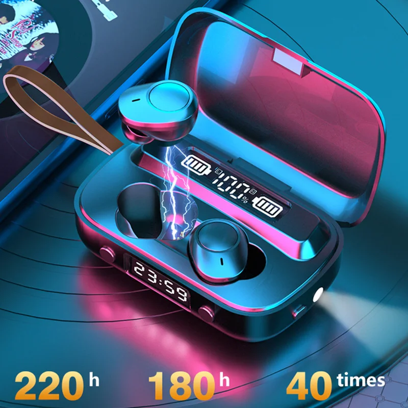 Tws Bluetooth 5.1 Wireless headphones Earbuds Sport Bluetooth Earphone Touch Control Wireless bluetooth Headset Noise Cancelling
Tws Bluetooth 5.1 Wireless headphones Earbuds Sport Bluetooth Earphone Touch Control Wireless bluetooth Headset Noise Cancelling
