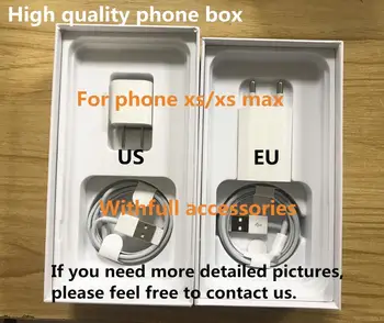 50pcs High Quality US/EU Version Phone Packaging Packing Box Case For iPhone xs/xs max With Full Accessories Package Box
50pcs High Quality US/EU Version Phone Packaging Packing Box Case For iPhone xs/xs max With Full Accessories Package Box