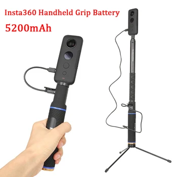 Handheld Power Bank Battery Hand Grip Extension pole Monopod rod with Tripod for Insta360 One X Panoramic Camera Accessories Set
Handheld Power Bank Battery Hand Grip Extension pole Monopod rod with Tripod for Insta360 One X Panoramic Camera Accessories Set