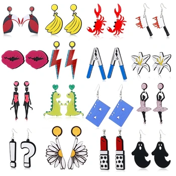 16 Styles Statement Acrylic Resin Lightweight Colorful Large Dangle Earrings Kit M7DD
16 Styles Statement Acrylic Resin Lightweight Colorful Large Dangle Earrings Kit M7DD