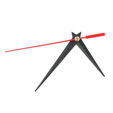 5 Juegos de reloj de pared herramienta de reparación de bricolaje negro rojo manos mecanismo de movimiento para reloj de cuarzo piezas Kit de herramientas esenciales de repuesto(China)