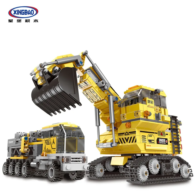 XINGBAO Xb13002 Creative Flexible Giant Excavator Assembly Engineering Vehicle Model Small Particles Building Blocks Toy
XINGBAO Xb13002 Creative Flexible Giant Excavator Assembly Engineering Vehicle Model Small Particles Building Blocks Toy