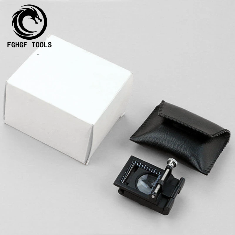 FGHGF Folding 10x Metal Magnifier Optical Lens Foldable Printing Cloth Magnifying Tool Glass Pointer Lupa Loupe
FGHGF Folding 10x Metal Magnifier Optical Lens Foldable Printing Cloth Magnifying Tool Glass Pointer Lupa Loupe