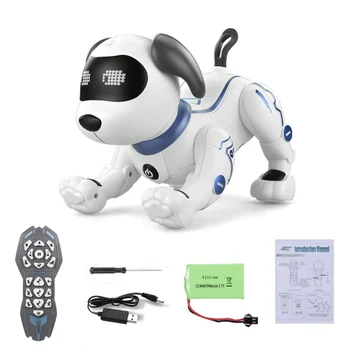 New Remote Control Dog for Kids RC Animals Stunt Puppy Toys Handstand Push-up Electronic Pets Dancing Programmable Robot
New Remote Control Dog for Kids RC Animals Stunt Puppy Toys Handstand Push-up Electronic Pets Dancing Programmable Robot