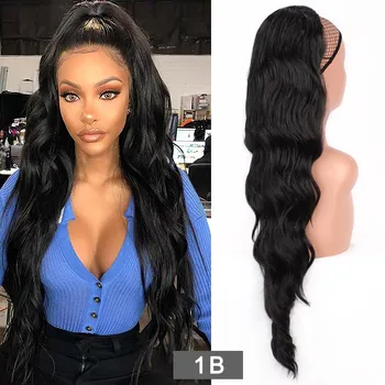 Deyngs Synthetic 28 inch Body Wave Drawstring Ponytail With Two Plastic Combs Ponytail Extensions Seven Colors Available
Deyngs Synthetic 28 inch Body Wave Drawstring Ponytail With Two Plastic Combs Ponytail Extensions Seven Colors Available