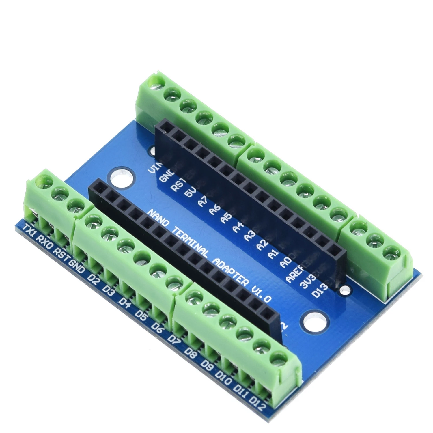 NANO V3.0 Controller Terminal Adapter Expansion Board NANO IO Shield Simple Extension Plate For Arduino AVR ATMEGA328P Nano 3.0
