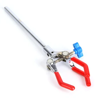 Adjustment Lab Stand Tube Clamp Holder Three Prong Extension Flask Clip Clamp Suitable For Holding Flask Cylindrical Glass Tube
Adjustment Lab Stand Tube Clamp Holder Three Prong Extension Flask Clip Clamp Suitable For Holding Flask Cylindrical Glass Tube