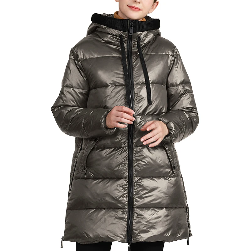 Winter Cotton Jacket Women Hooded Long Sleeve Plus Size Loose Jacket Female Warm Thick Coat Casual Silver Golden Long Outwear
Winter Cotton Jacket Women Hooded Long Sleeve Plus Size Loose Jacket Female Warm Thick Coat Casual Silver Golden Long Outwear