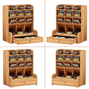 Wood Pen Holder Storage Box Large Capacity Nordic Creative Fashion Simple Multi-Divided Pen Holder Office Desktop Storage Shelf
Wood Pen Holder Storage Box Large Capacity Nordic Creative Fashion Simple Multi-Divided Pen Holder Office Desktop Storage Shelf