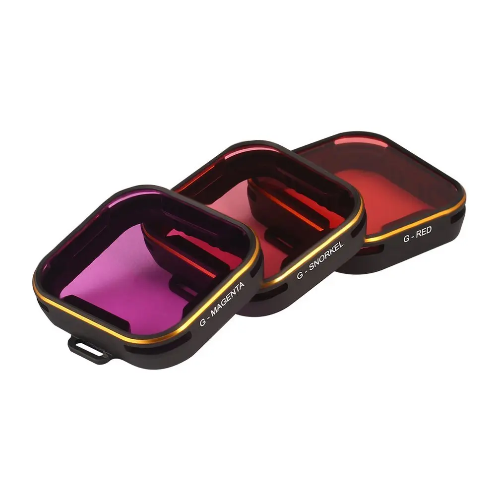 Portable 3pcs Underwater Diving Filters Color Lens for GoPro HERO 5 Snorkeling Diving Set Action Camera Accessories
Portable 3pcs Underwater Diving Filters Color Lens for GoPro HERO 5 Snorkeling Diving Set Action Camera Accessories