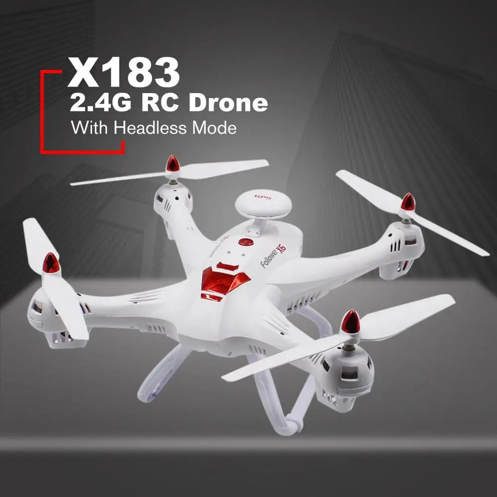 X183 2.4G RC Drone Headless Mode Altitude Hold One Key Return Mini Remote Control Quadrocopter for Children
X183 2.4G RC Drone Headless Mode Altitude Hold One Key Return Mini Remote Control Quadrocopter for Children