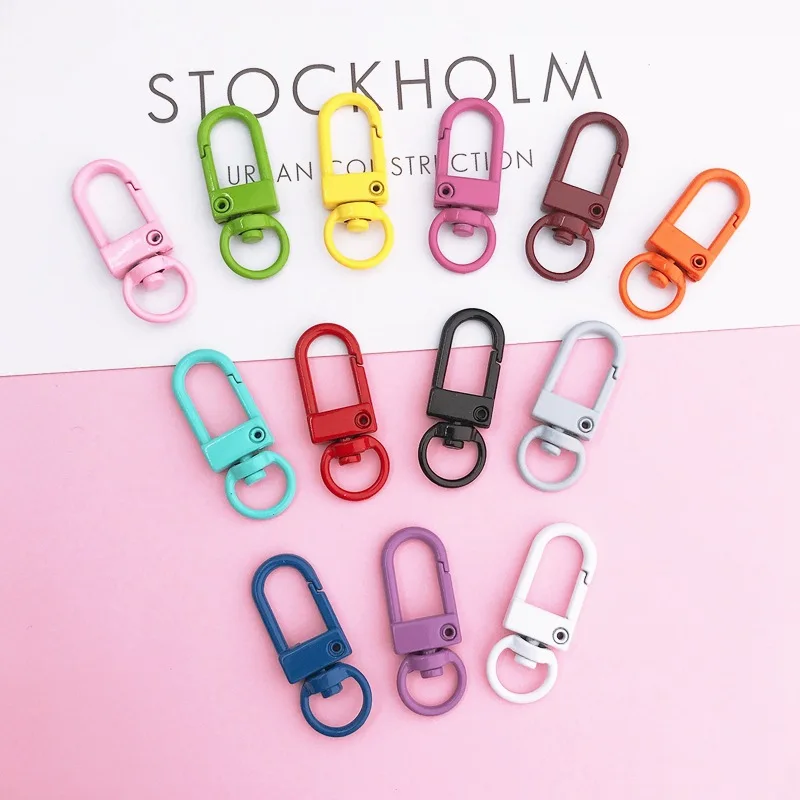 10pcs Lobster Clasps Closure Clips Colorful Keychain Hook Accessories for DIY Jewelry Keychains Making Components Christmas DIY
10pcs Lobster Clasps Closure Clips Colorful Keychain Hook Accessories for DIY Jewelry Keychains Making Components Christmas DIY