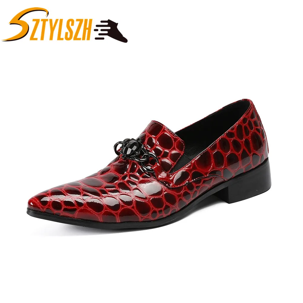 Luxury Italian Fashion Business Men Dress Shoes Genuine Leather Pointed Toe Formal Office Oxford Wedding Shoe For Men High heels
Luxury Italian Fashion Business Men Dress Shoes Genuine Leather Pointed Toe Formal Office Oxford Wedding Shoe For Men High heels