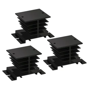 Solid State Relay Heat Sink,3PCS Aluminum Heatsink PID Temperature Controller Heat Sink for Solid State Relay and SSR Radiator M
Solid State Relay Heat Sink,3PCS Aluminum Heatsink PID Temperature Controller Heat Sink for Solid State Relay and SSR Radiator M