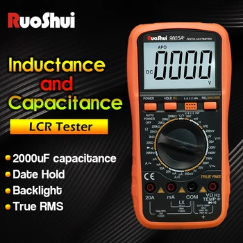 RuoShui 9805A+True RMS Tester digital multimeter professional AC/DC Voltmeter Ammeter 1000V20A Capacitance Frequency Resistance
RuoShui 9805A+True RMS Tester digital multimeter professional AC/DC Voltmeter Ammeter 1000V20A Capacitance Frequency Resistance