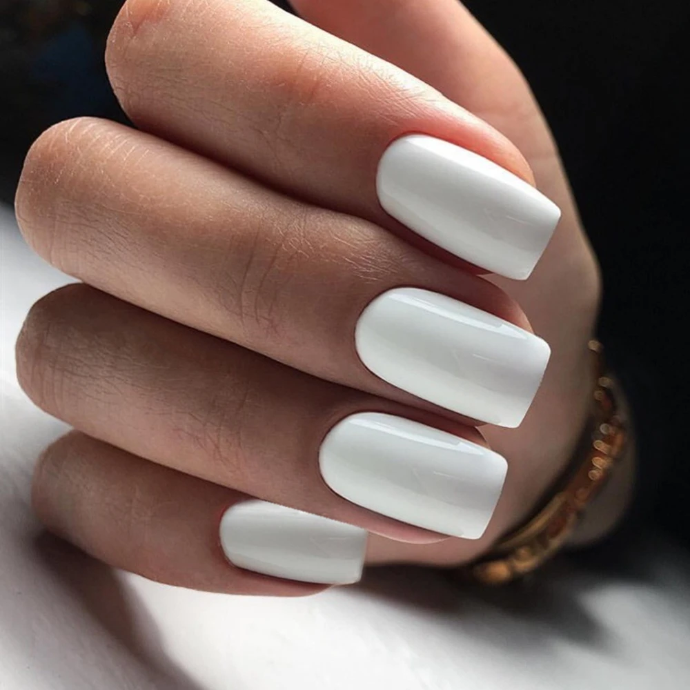 Shiny False Nails Pure White Lady Acrylic Nail Tips Nail Art Full Wrap Nail Tips Salon Products 24Pcs WL
Shiny False Nails Pure White Lady Acrylic Nail Tips Nail Art Full Wrap Nail Tips Salon Products 24Pcs WL