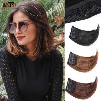 LUPU Straight Synthetic Hair Extensions Invisible Natural False Hair Pieces One Clip/Two Clips In One Piece For Hair Pad
LUPU Straight Synthetic Hair Extensions Invisible Natural False Hair Pieces One Clip/Two Clips In One Piece For Hair Pad