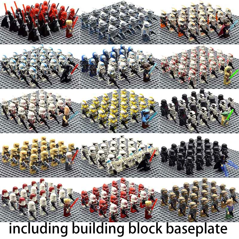 Star Military Series Royal Guard Wolf Trooper Shock Trooper 50st Lepinzk Sets Palpatine Building Blocks Bricks Toys for Children
Star Military Series Royal Guard Wolf Trooper Shock Trooper 50st Lepinzk Sets Palpatine Building Blocks Bricks Toys for Children