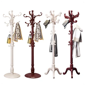 Solid wood European coat rack floor home bag rack single pole simple modern bedroom hanging clothes rack
Solid wood European coat rack floor home bag rack single pole simple modern bedroom hanging clothes rack