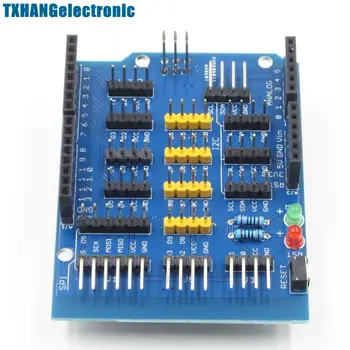 Prototype Sensor Shield Sensor Expansion Board Robots Shield for arduino uno diy electronics
Prototype Sensor Shield Sensor Expansion Board Robots Shield for arduino uno diy electronics