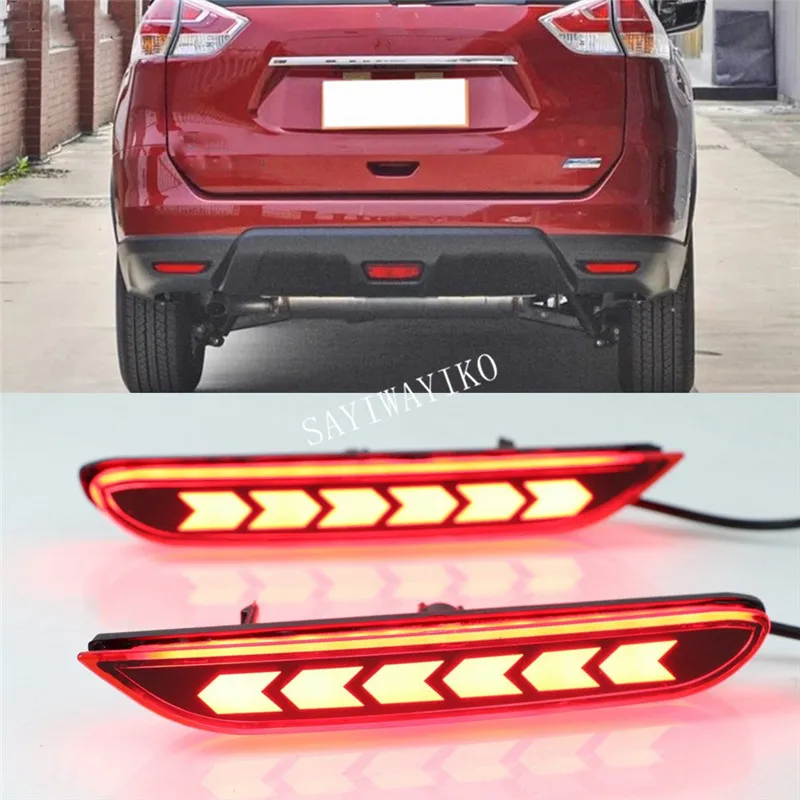 Многофункциональный автомобильный Светодиодный отражатель, задний противотуманный фонарь, фонарь заднего бамперсветильник, стоп-сигнал для Nissan Xtrail X-trail 2014, 2015, 2016, 2 шт.
Многофункциональный автомобильный Светодиодный отражатель, задний противотуманный фонарь, фонарь заднего бамперсветильник, стоп-сигнал для Nissan Xtrail X-trail 2014, 2015, 2016, 2 шт.