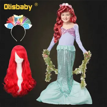 Autumn Girls Princess Ariel Cosplay Costume The Little Mermaid Dress Fantasy Kids Long Sleeve Christmas Halloween Party Dresses
Autumn Girls Princess Ariel Cosplay Costume The Little Mermaid Dress Fantasy Kids Long Sleeve Christmas Halloween Party Dresses