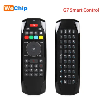 G7 Smart Control English Version 2.4GHz Wireless Keyboard Mini Fly Air Mouse With Gyro IR Learning Function for TV Box Computer
G7 Smart Control English Version 2.4GHz Wireless Keyboard Mini Fly Air Mouse With Gyro IR Learning Function for TV Box Computer