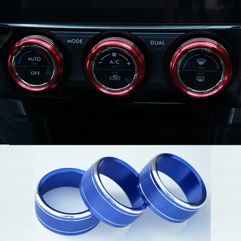 Car Air Conditioning Knobs Audio Circle Trim Button Switch Decorative Ring for Subaru Forester 2013-2018 Accessories CarStyling 
Car Air Conditioning Knobs Audio Circle Trim Button Switch Decorative Ring for Subaru Forester 2013-2018 Accessories CarStyling