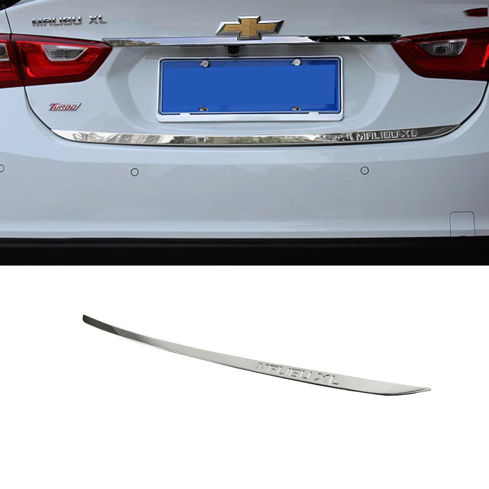 Нижняя линия багажника из нержавеющей стали формовка дверей для Chevrolet Malibu 2017 2018