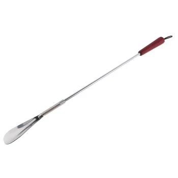 Long Handled Metal Expander Shoe Horn Flex Spring End - Collapsible