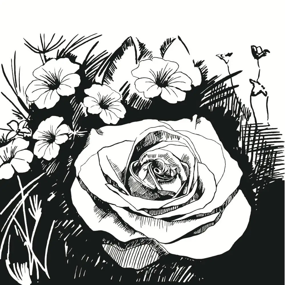 AZSG Ink And Wash Flower Clear Stamps For DIY Scrapbooking Decorative Card making Crafts Fun Decoration Supplies 13*13cm
AZSG Ink And Wash Flower Clear Stamps For DIY Scrapbooking Decorative Card making Crafts Fun Decoration Supplies 13*13cm