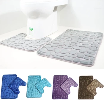 2ps-set Shaggy Chenille Bathroom Mat Set Absorbent And Machine Washable Fit Toilet Bathtub Living Room Door Bathroom Foot Floor
2ps-set Shaggy Chenille Bathroom Mat Set Absorbent And Machine Washable Fit Toilet Bathtub Living Room Door Bathroom Foot Floor