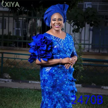 Royal Blue Organza Lace Fabric African Tull Lace Fabrics with Sequins Nigerian Net Lace Fabric for Wedding Party Dress APW2470B
Royal Blue Organza Lace Fabric African Tull Lace Fabrics with Sequins Nigerian Net Lace Fabric for Wedding Party Dress APW2470B
