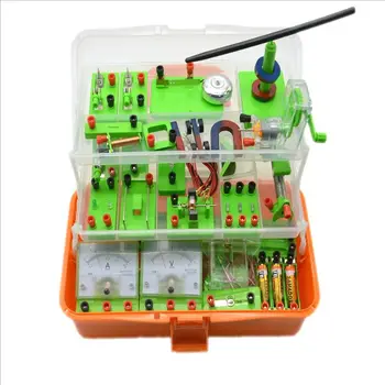 Electrical experiment box upgraded junior high school physical electromagnetic experiment box
Electrical experiment box upgraded junior high school physical electromagnetic experiment box