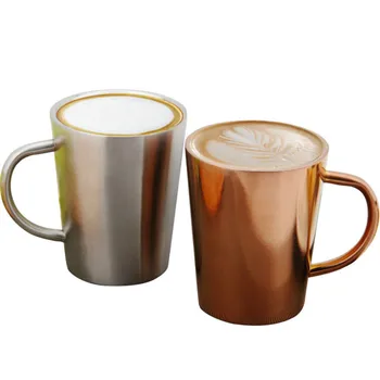 Stainless Steel Copper Plated Coffee Cup Double Layers Milk Beer Mug Office Tea Drinking Cup Heat Resistance Household Drinkwear
Stainless Steel Copper Plated Coffee Cup Double Layers Milk Beer Mug Office Tea Drinking Cup Heat Resistance Household Drinkwear