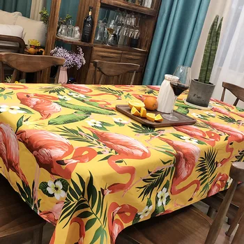 Tropical Palm Leaf Tablecloth Flamingo Leaf Printed Polyester Rectangular Table Cloth Kitchen Dining Table Cover Home Decor
Tropical Palm Leaf Tablecloth Flamingo Leaf Printed Polyester Rectangular Table Cloth Kitchen Dining Table Cover Home Decor