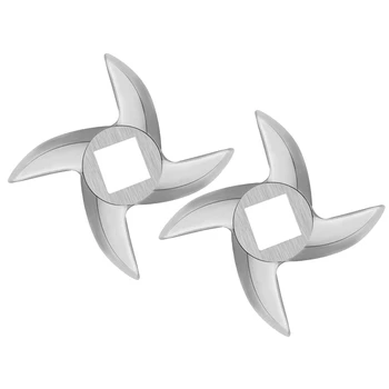 2 Pcs Size 12 Meat Grinder Blade Parts Stainless Steel Knife Cutter Replacement for Grinders Attachment Electric or Manual
2 Pcs Size 12 Meat Grinder Blade Parts Stainless Steel Knife Cutter Replacement for Grinders Attachment Electric or Manual
