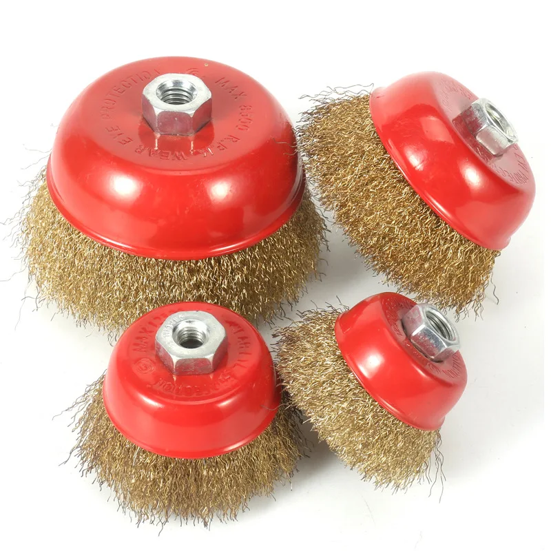 1Pc Bowl-Type Wire Brush Steel Wire Wheel Electric Drill Grinding Mill Polish Derusting Tool Angle Grinder Metal Polishing Wheel
1Pc Bowl-Type Wire Brush Steel Wire Wheel Electric Drill Grinding Mill Polish Derusting Tool Angle Grinder Metal Polishing Wheel