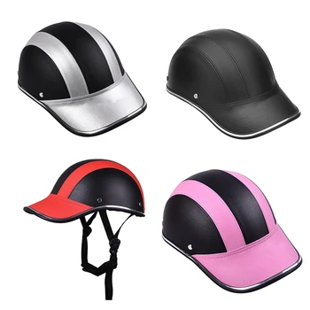 Motorcycle Leather Helmets Bike Scooter Half Open Face Protective Helmet Hard Hat-Safety Unisex Racer Helmet Baseball Cap-Safety
Motorcycle Leather Helmets Bike Scooter Half Open Face Protective Helmet Hard Hat-Safety Unisex Racer Helmet Baseball Cap-Safety