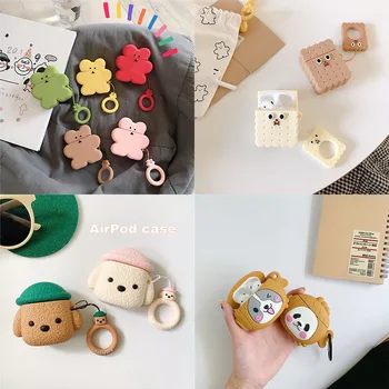 For AirPods Case Silicone Cute Earphone Case For Airpods 2 Headphone Case for Apple Air pods Cover Earpods Ring Strap Capa Asia
For AirPods Case Silicone Cute Earphone Case For Airpods 2 Headphone Case for Apple Air pods Cover Earpods Ring Strap Capa Asia
