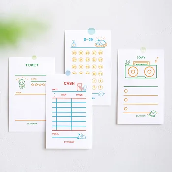 Simple note book time record list small fresh and cute portable tear-away memo cute memo planner stickers
Simple note book time record list small fresh and cute portable tear-away memo cute memo planner stickers