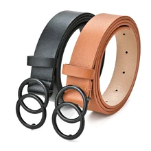 Double Ring Belts For Women Slim Belt Dress Solid Color Black Camel Women Belt All-match Belt Lady Girls Leisure Waistband 
Double Ring Belts For Women Slim Belt Dress Solid Color Black Camel Women Belt All-match Belt Lady Girls Leisure Waistband