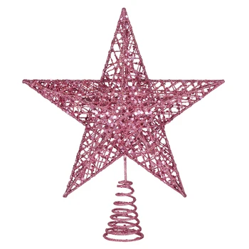 Christmas Tree Top Topper Fashion Pink Color Christmas Tree Decoration Iron Star Topper for Christmas Party Xmas Party Banquet
Christmas Tree Top Topper Fashion Pink Color Christmas Tree Decoration Iron Star Topper for Christmas Party Xmas Party Banquet