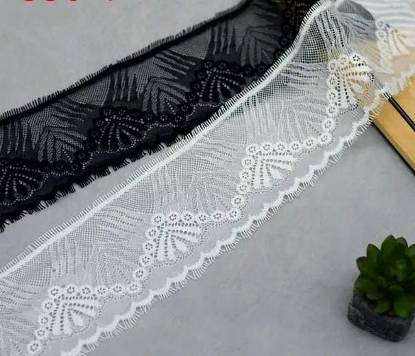 6 Meters/Lot Quality Black White Exquisite Eyelash Lace Width 9 CM Handmade DIY, Clothing Accessories, Dress Curtain Material
6 Meters/Lot Quality Black White Exquisite Eyelash Lace Width 9 CM Handmade DIY, Clothing Accessories, Dress Curtain Material